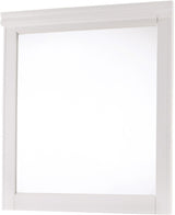 PARIS White 60" Wide Dresser & Mirror