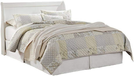 PARIS White Headboard Bed