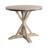 Callista - Round Counter Height 5 Piece Dining Set (Table And Four Stools) - Beach