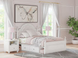 Kozlani - Upholstered Panel Storage Bed