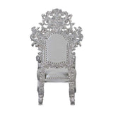 Valkyrie - Arm Chair (Set of 2) - Synthetic Leather & Antique Platinum