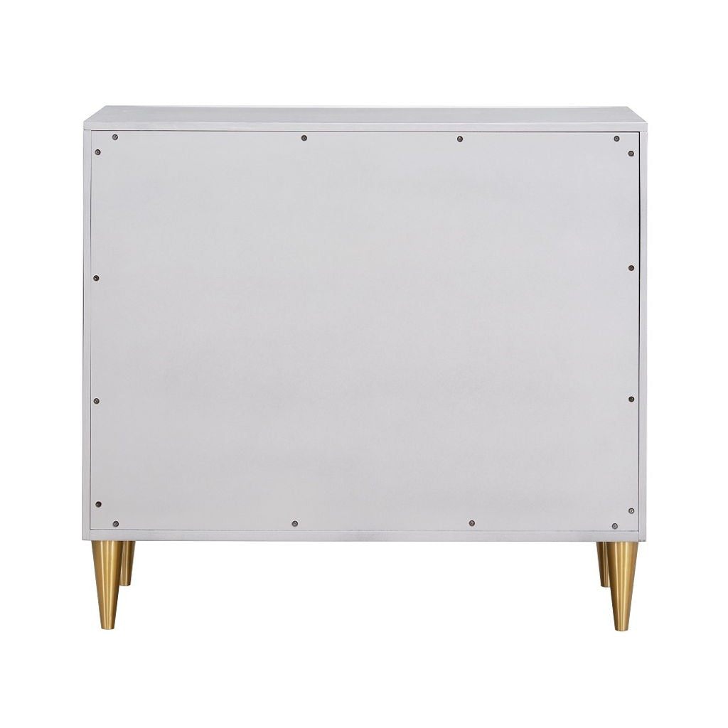 Anson - Console Cabinet - Metallic Silver & Champagne