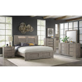 Kelis - 3 Drawer Nightstand With USB - Gray