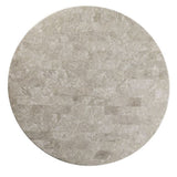 Karsen - Dining Table With Marble Top - Natural Marble Top & Rustic Oak