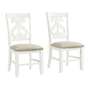 Stone - Wooden Swirl Back Side Chair (Set of 2)