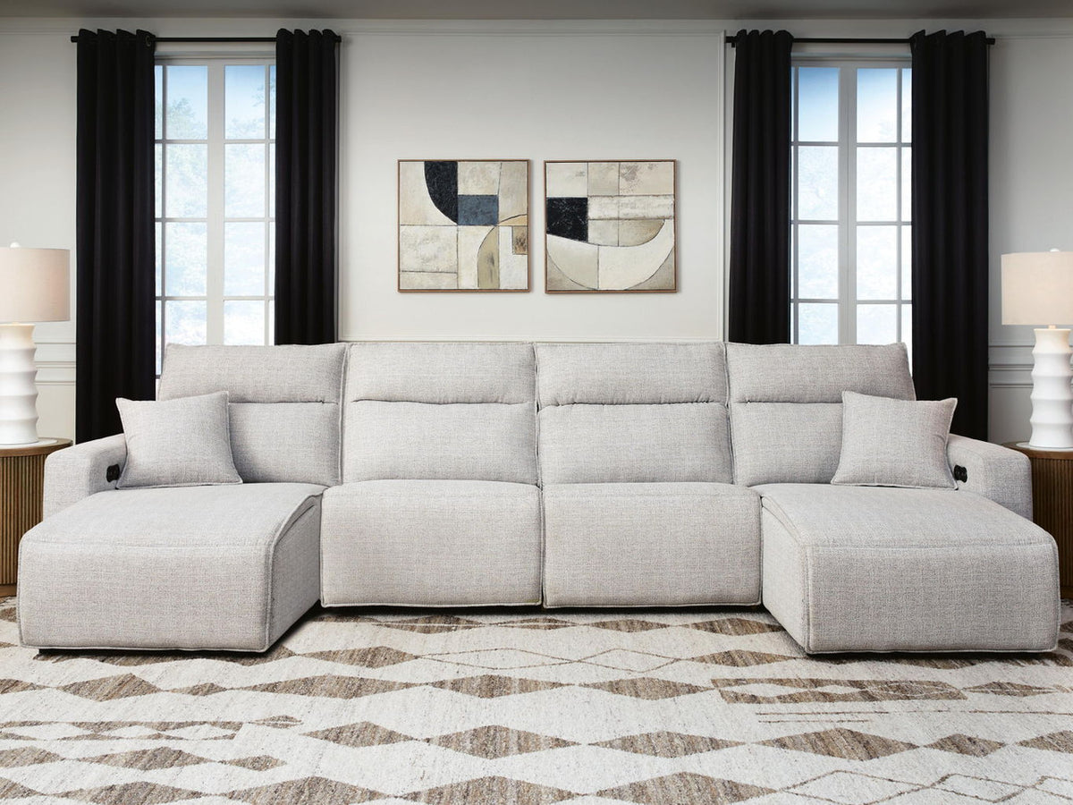 Modmax II - Reclining Sectional - Stone