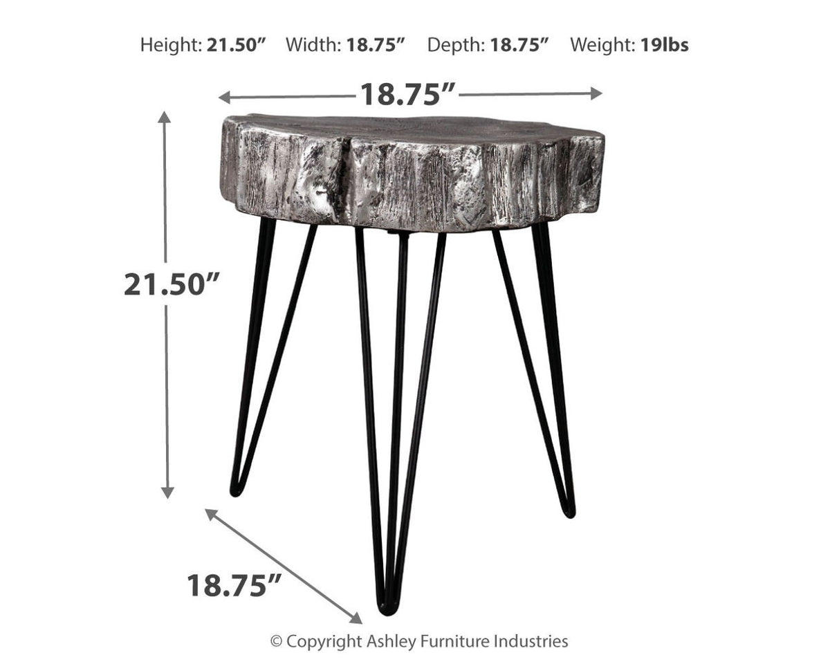 CESNA Silver 19" Wide Table