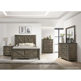 Maverick - Nightstand With USB - Gray