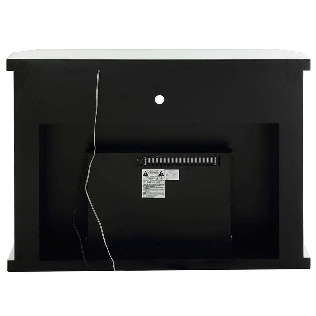 Noralie - 51" Fireplace With LED - Mirrored & Faux Diamonds