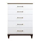 Niles - Chest - White / Cherry