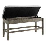 Grayson - Counter Bench - Gray / Light Brown