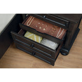 Begonia - Nightstand With Hidden Drawer - Grayish Brown