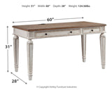 Realyn - Home Office Desk - Light Brown