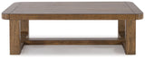 Cabalynn - Rectangular Cocktail Table - Light Brown