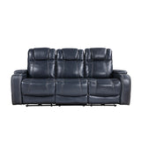 Keziah - Power Sofa & Loveseat - Blue