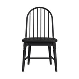 Heritage & Home - Windsor Side Chair (Set of 2) - Black