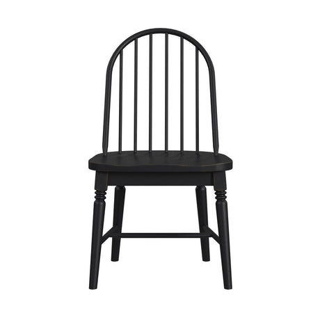 Heritage & Home - Windsor Side Chair (Set of 2) - Black