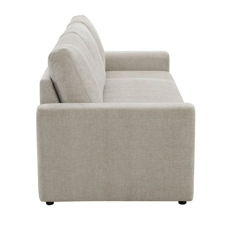 Leira - Sofa With Sleeper - Beige Linen