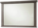NELA Gray 65" Wide Dresser & Mirror