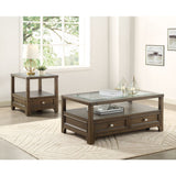 Auburn - End Table - Brown