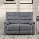 Cozy - Manual Recliner Loveseat - Gray