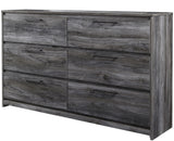 APTON Gray 62" Wide x 69" Height Dresser & Mirror