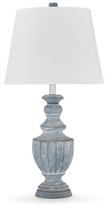 Cylerick - Terracotta Table Lamp - Antique Blue