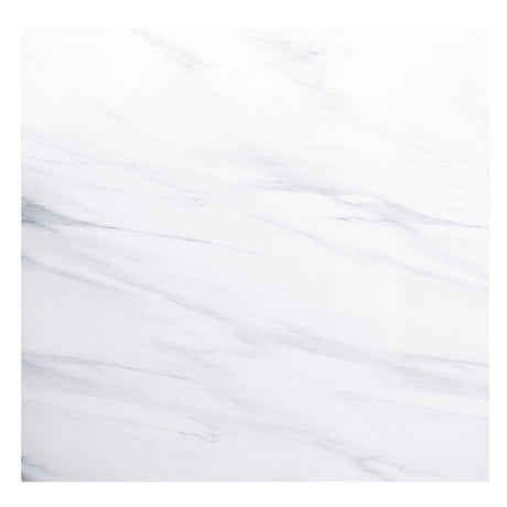 Yabeina - Square Dining Table - Marble Top Top & Gray Oak