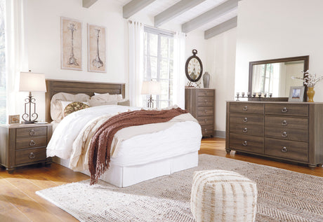 Cresthill Brown Headboard Bedroom