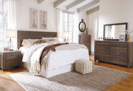 Cresthill Brown Headboard Bedroom