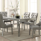 Kacela - Dining Table - Mirrored & Champagne
