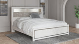 Altyra - King Bookcase Panel Bed - White
