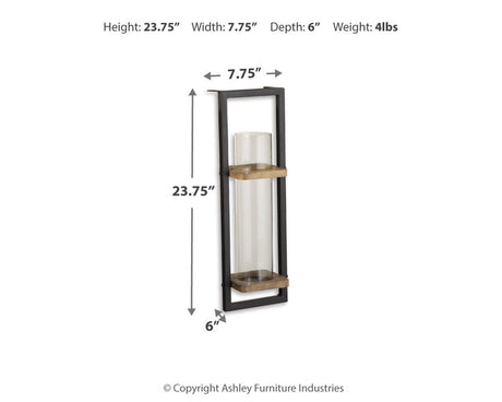 Colburn - Wall Sconce - Natural / Black