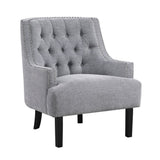 Charisma - Chenille Accent Chair - Gray
