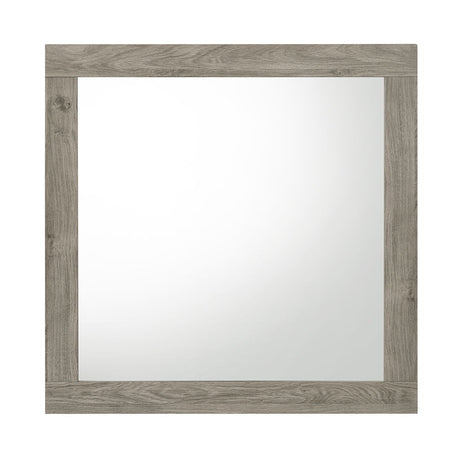 Mari - Mirror - Light Gray Finish