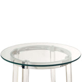 Lucinda - 24.5" End Table - Chrome