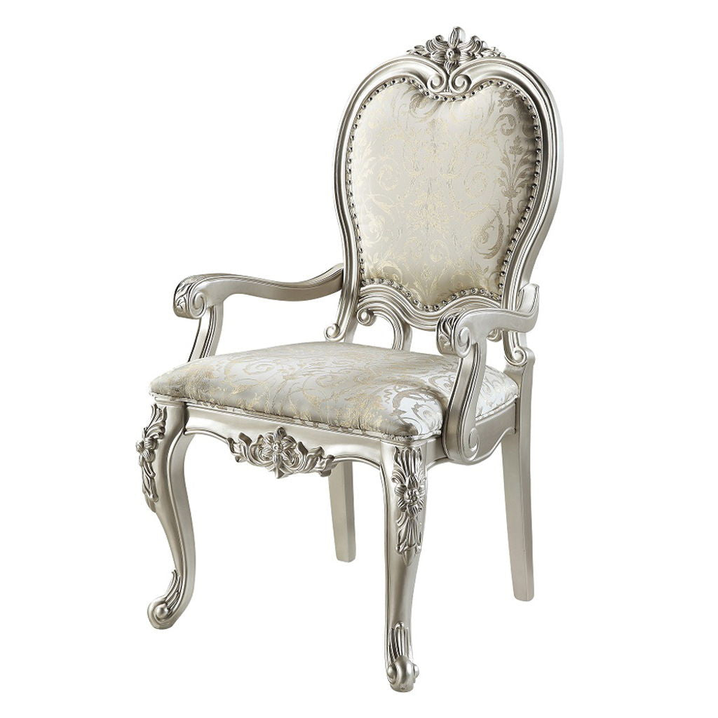 Bently - Arm Chair (Set of 2) - Fabric & Champagne