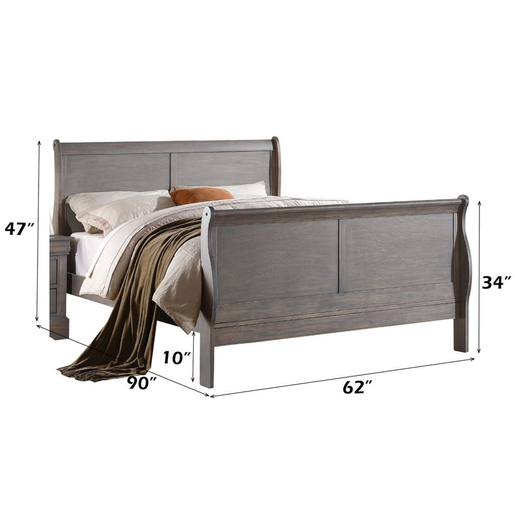 Louis Philippe III - Bed (FB 34"H)