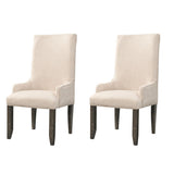 Stone - Parson Chair (Set of 2) - Smokey Dark Ash