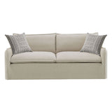 Upendo - Sofa With 2 Pillows - Beige Linen