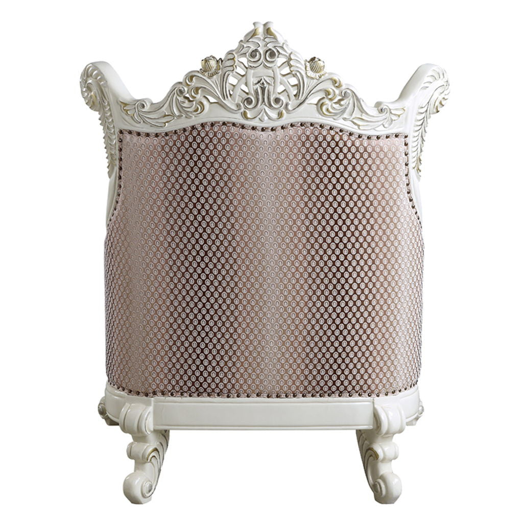 Vanaheim - Chair With Pillow - Fabric & Antique White