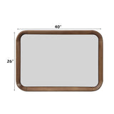 Harvey - Accent Mirror - Walnut