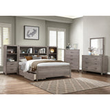 Woodrow - Pier/Tower Nightstand - Gray