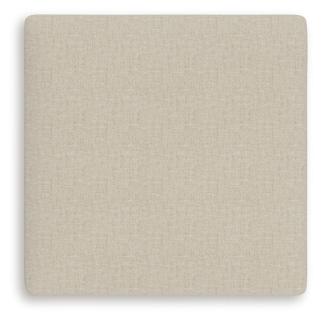 LadyMae - Oversized Accent Ottoman - Twill