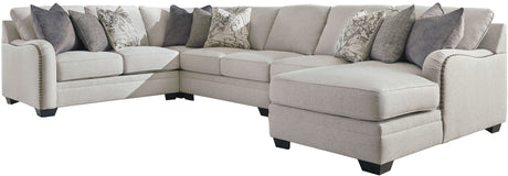 KLIPTON Beige 153" Wide Sectional