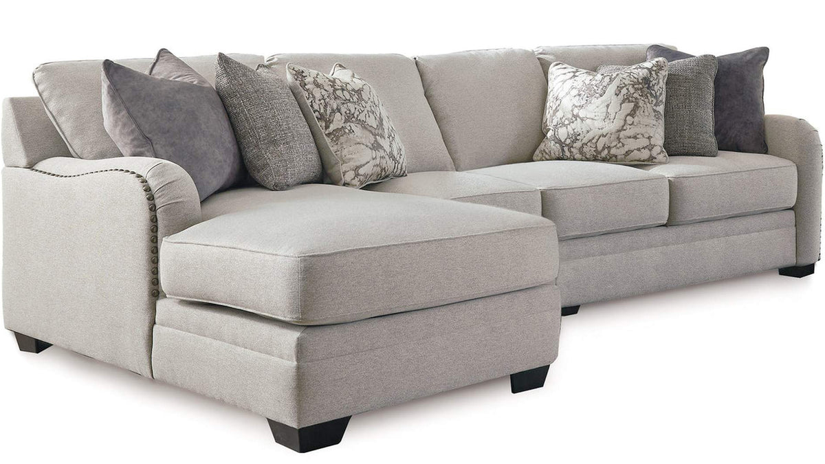 KLIPTON Beige 120" Wide Sectional