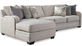 KLIPTON Beige 120" Wide Sectional