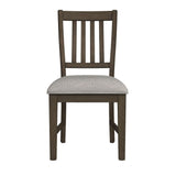Yellowstone - Dining Side Chair (Set of 2) - Medium Brown / Gray