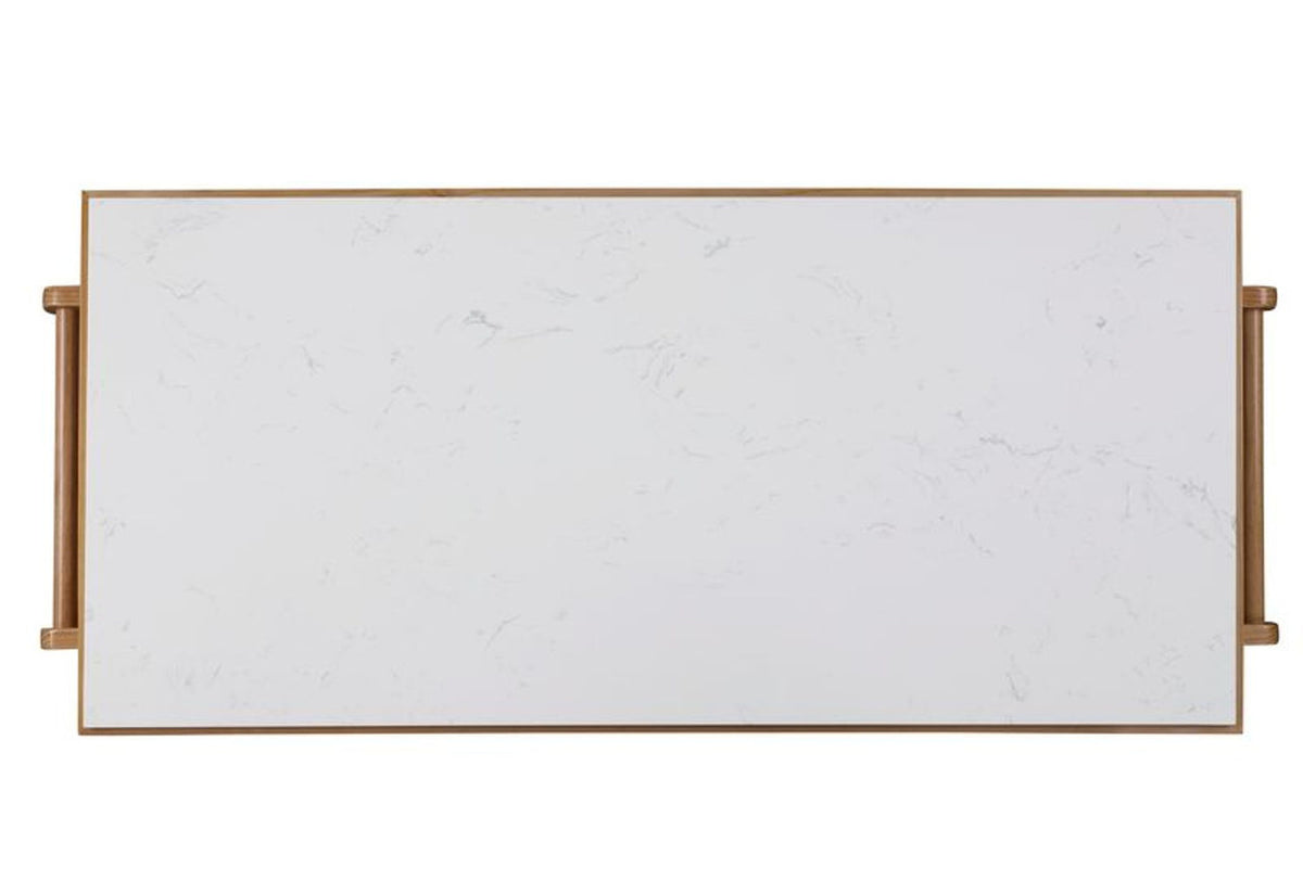 Grovaam - Kitchen Island - Marble Top & Natural