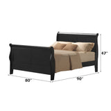 Louis Philippe III - Bed (FB 34"H)